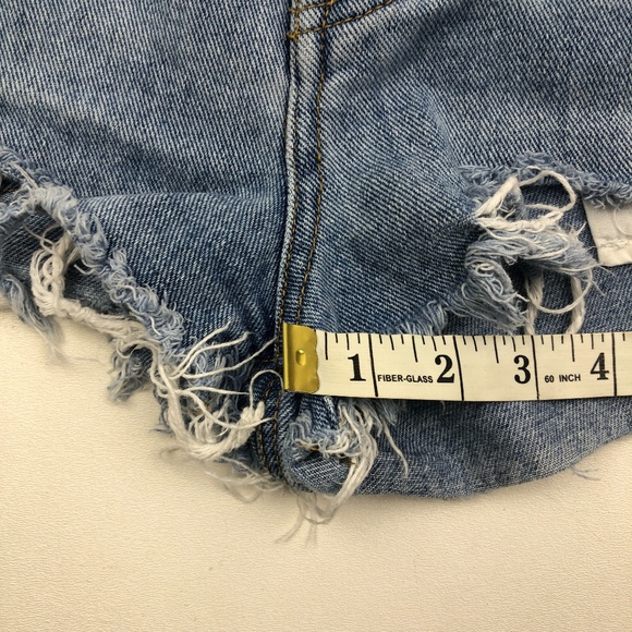 Brandy Melville Cutoff Jean Shorts - Picture 5 of 6